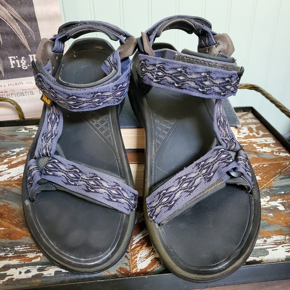 Teva Men's Terra Fi 5 Universal Hiking Sandal Magma Navy Blue size 9 Vegan - Picture 7 of 8